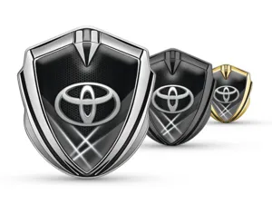 Toyota Metal Emblema Insignia De Pista Animado Lustroso